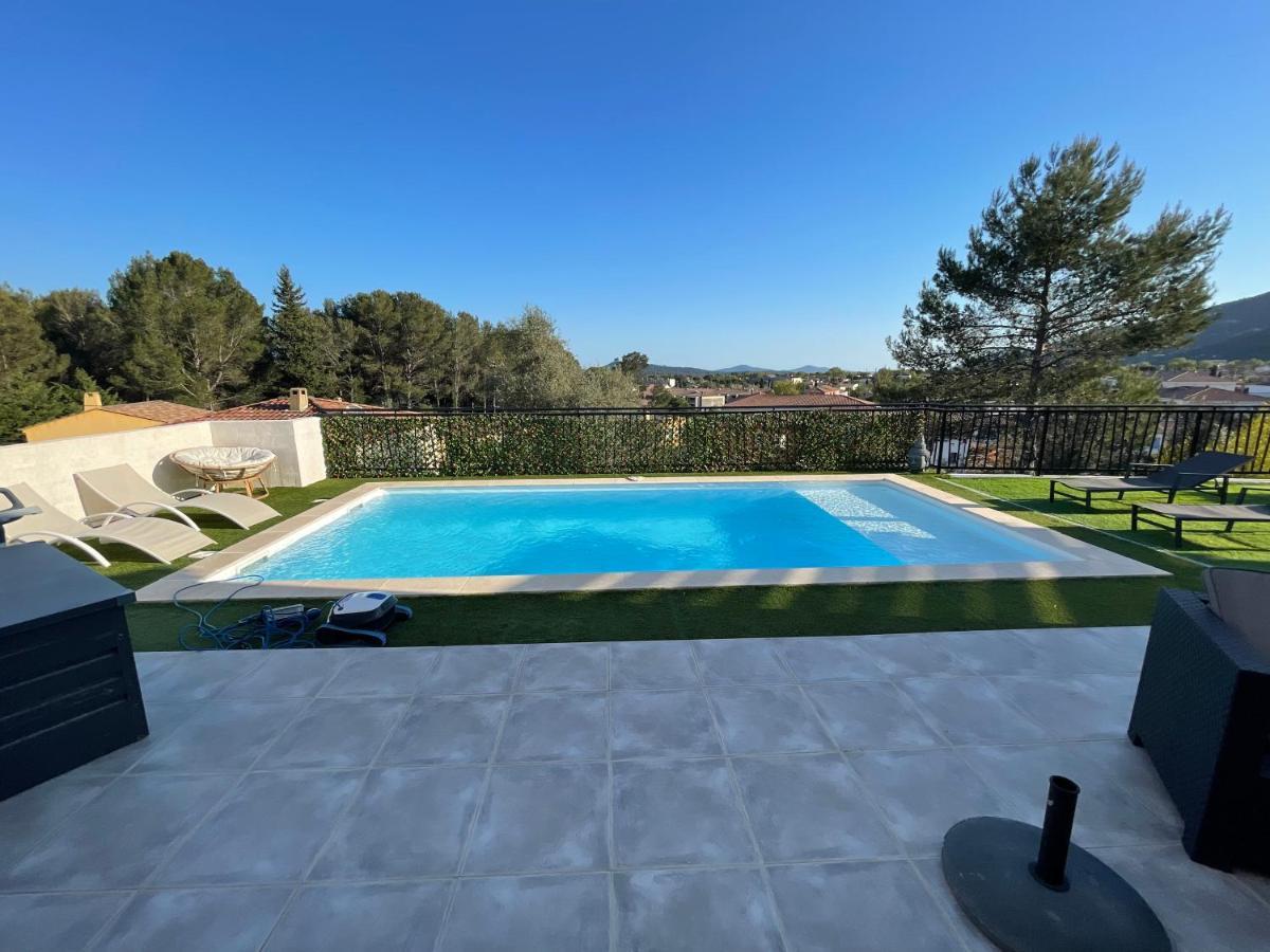 Villa Avec Piscine Cuers Buitenkant foto
