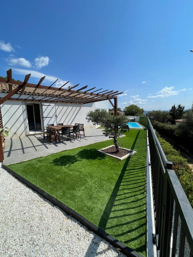 Villa Avec Piscine Cuers Buitenkant foto